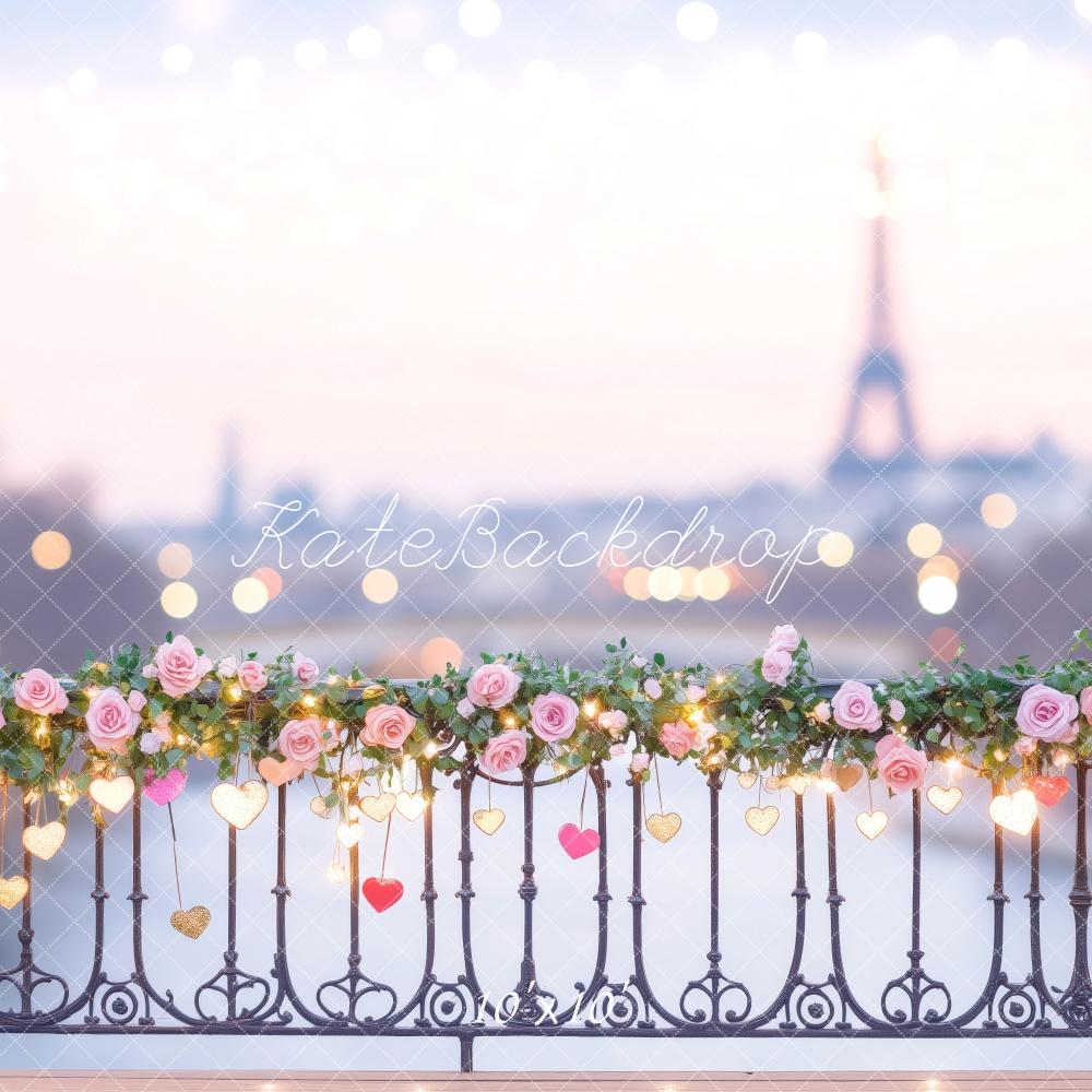 Kate Valentine Romantic Paris Floral Backdrop Designed by Patty Roberts