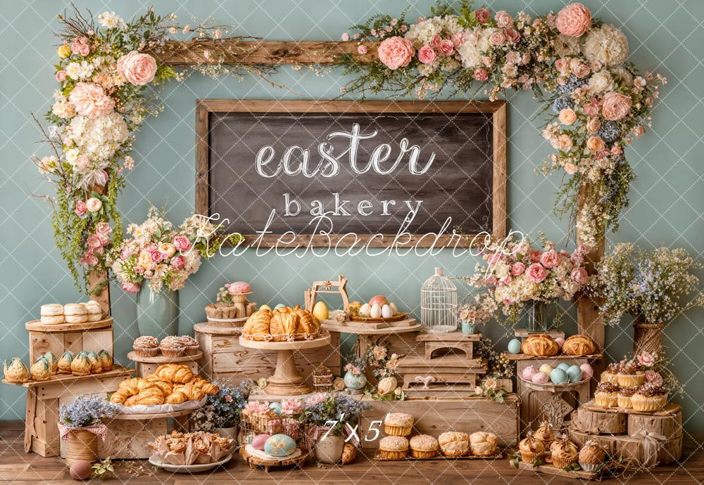 Kate Easter Bakery Flower Arch Pastries Eggs Backdrop Designed by Emetselch