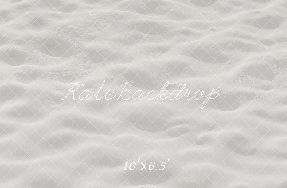 Kate Winter White Snow Floor Printed Backdrop Designed by Kate Image