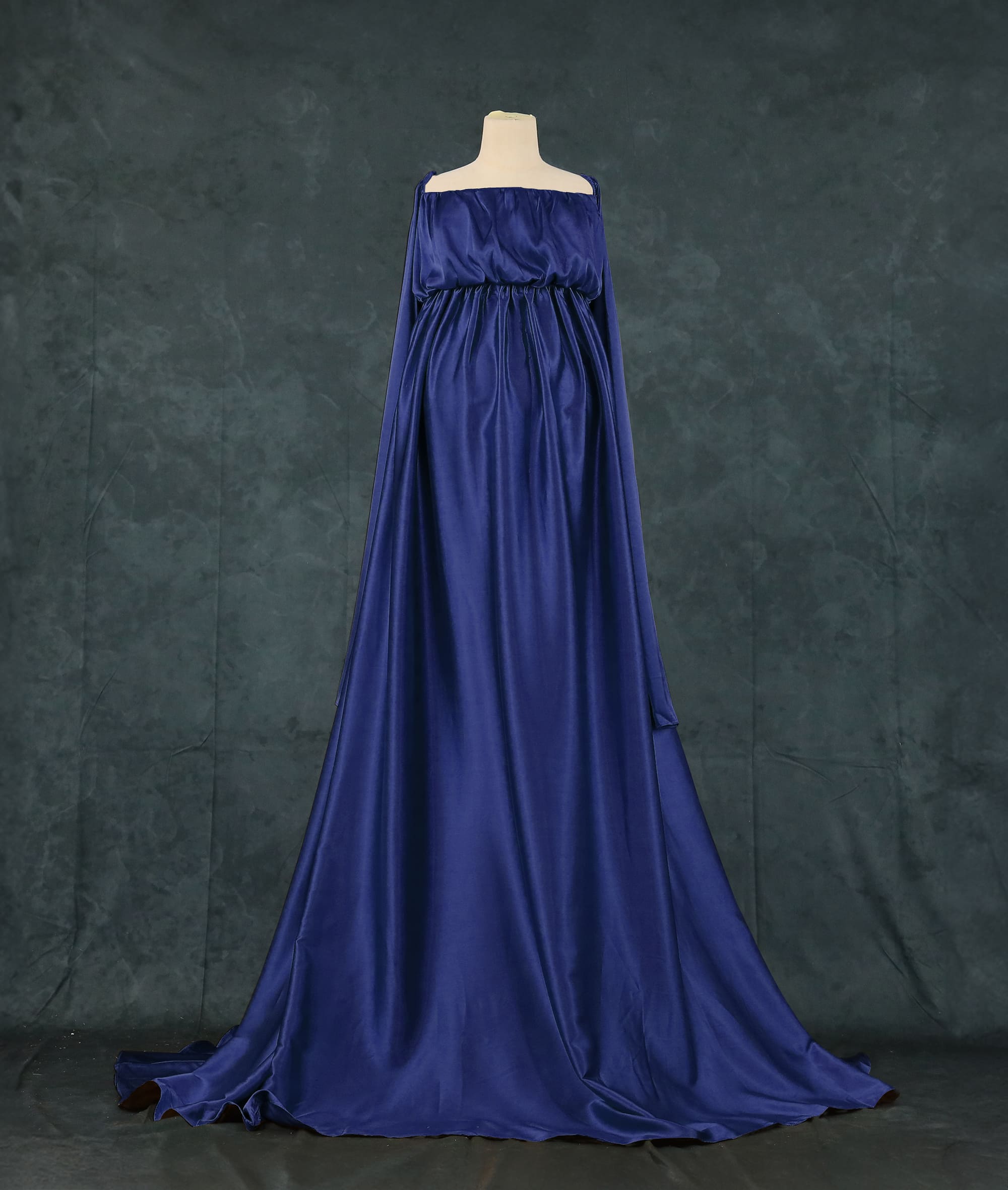 Kate Simulated Silk Trailing Custom Maternity Photoshoot Gowns
