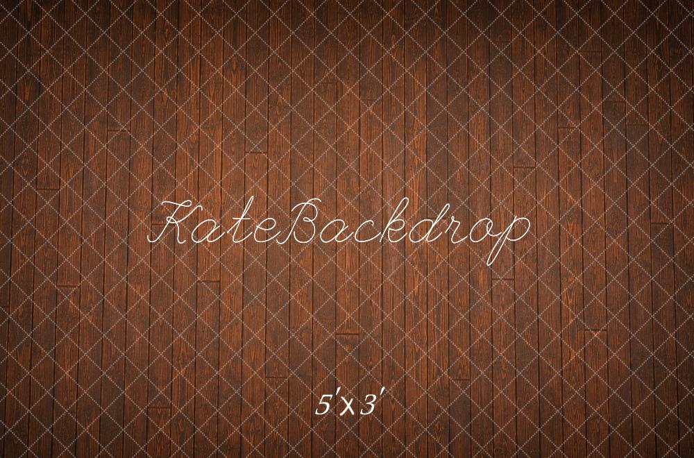 Kate Brown Wood Plank Floor Printed Backdrop Printed Backdrop Designed by Megan Leigh Photography