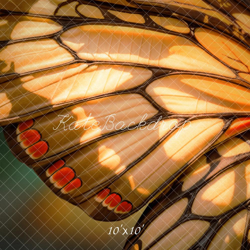 Fondo en primer plano de alas de mariposa diseñado por Emetselch