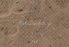 Kate Brown Sand Texture Floor Printed Backdrop Designed by Kate Image