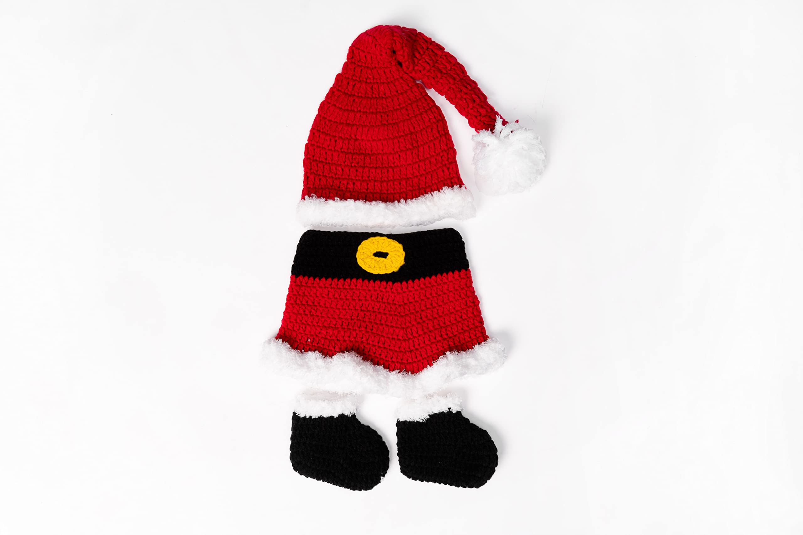 Kate Christmas Newborn Photography Props Baby Photo Outfits Christmas Photo Costume for Baby Red