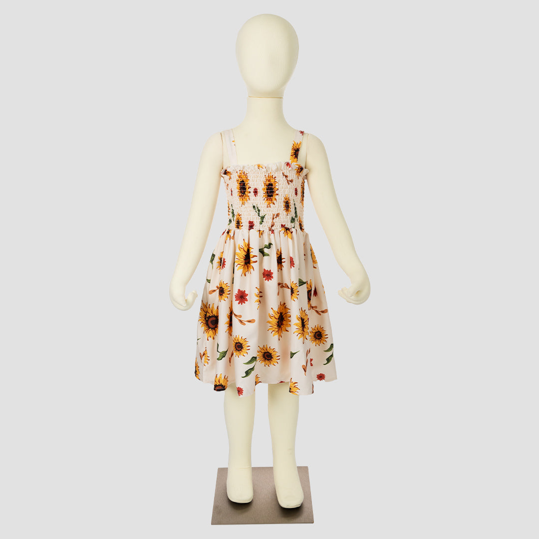 Kate Summer Sunflower Kid Dress for Photography
