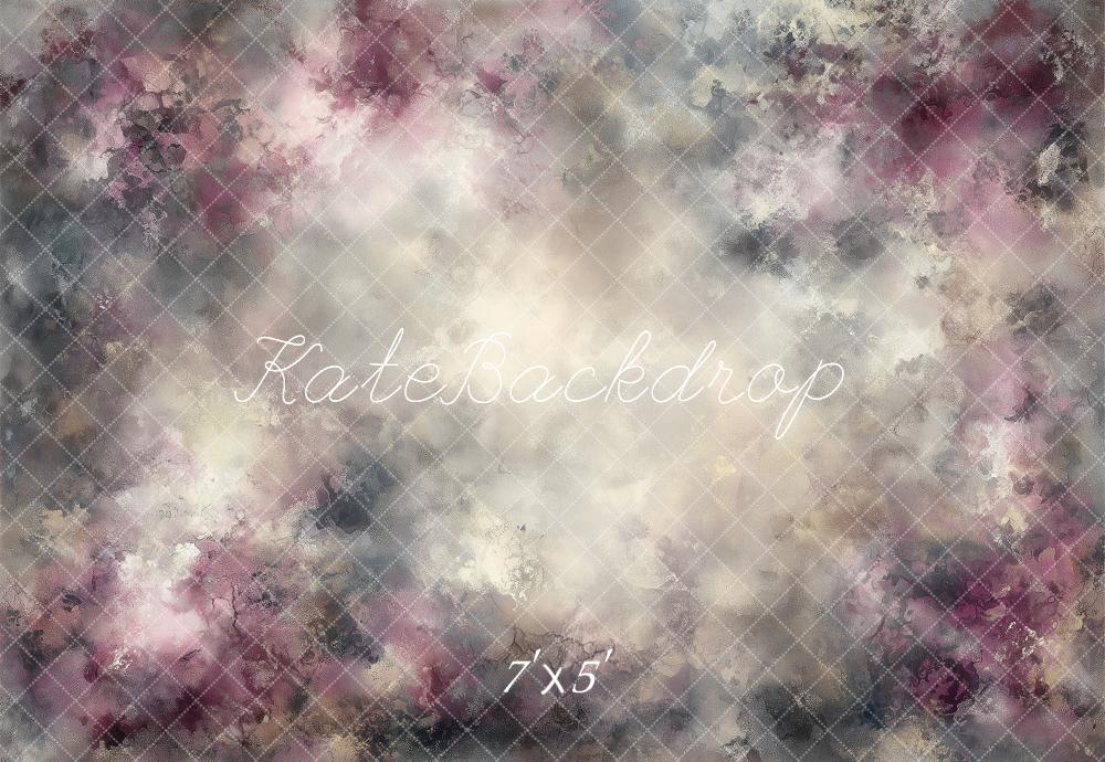 Kate Gothic Mauve Abstract Texture Printed Backdrop Designed by Angela Miller
