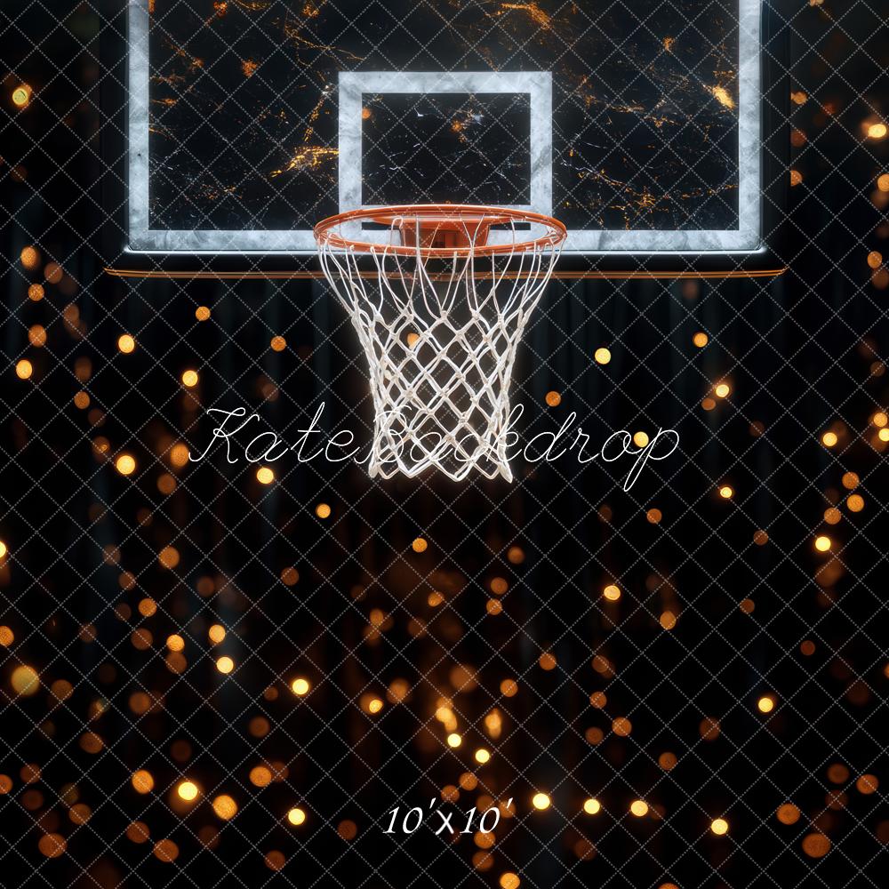 Fondo de Bokeh de Aro de Baloncesto Diseñado por Mini MakeBelieve