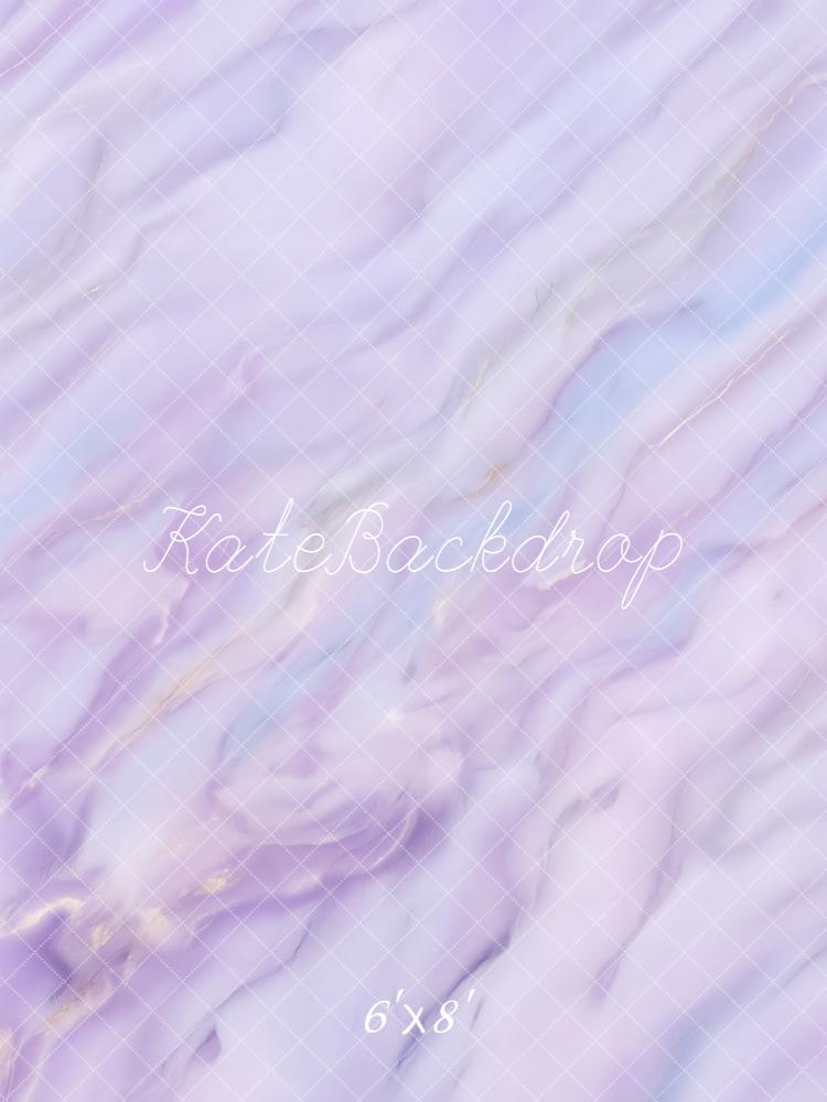 Kate Abstract Texture Pastel Purple Marble Backdrop Designed by Kate Image