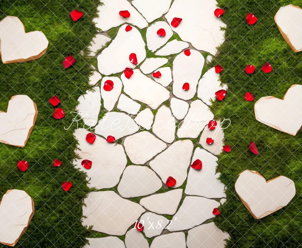 Kate Valentine Stone Petals Path Floor Backdrop Designed by Patty Roberts