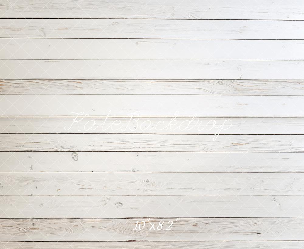 Kate White Wood Plank Floor Backdrop Designed by Mandy Ringe Photography