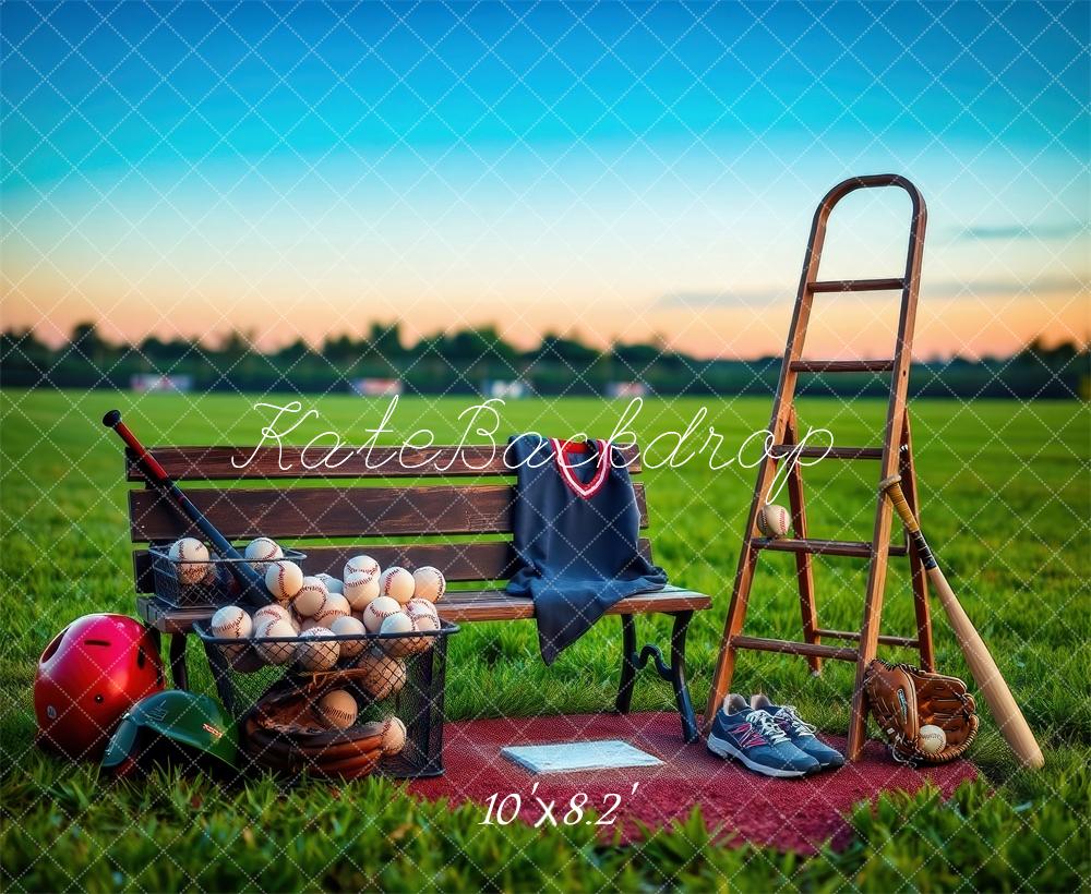 Silla de campo de béisbol de Sporrts con respaldo de escalera diseñada por Laura Bybee