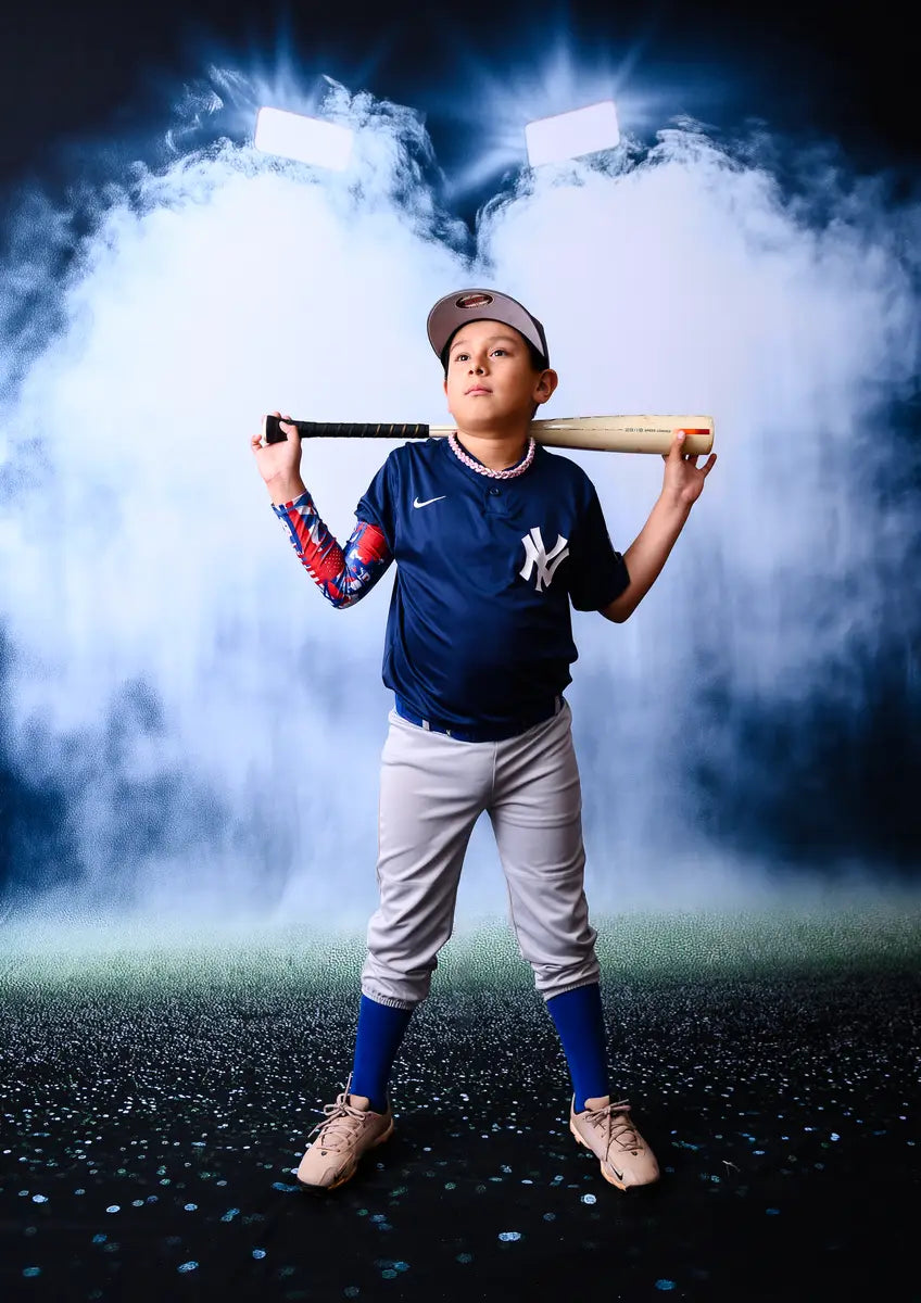 Sweep Sports Stadium Dramatic Lighting Foto Achtergrond Designed by Patty Robert