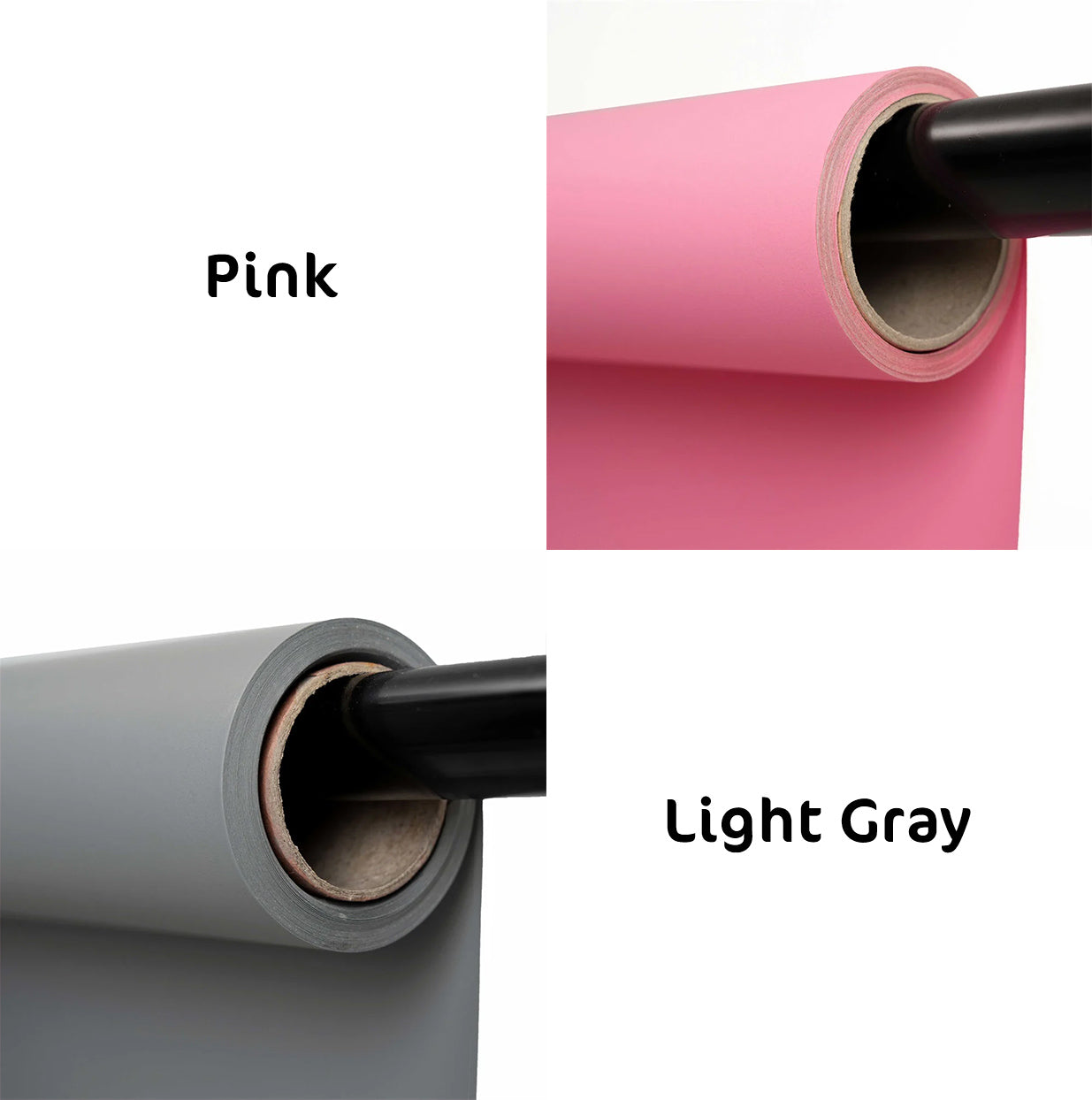 Kate Seamless Paper Backdrop Set (53"x33' & 53"x33') (US 2-5 Day Delivery)