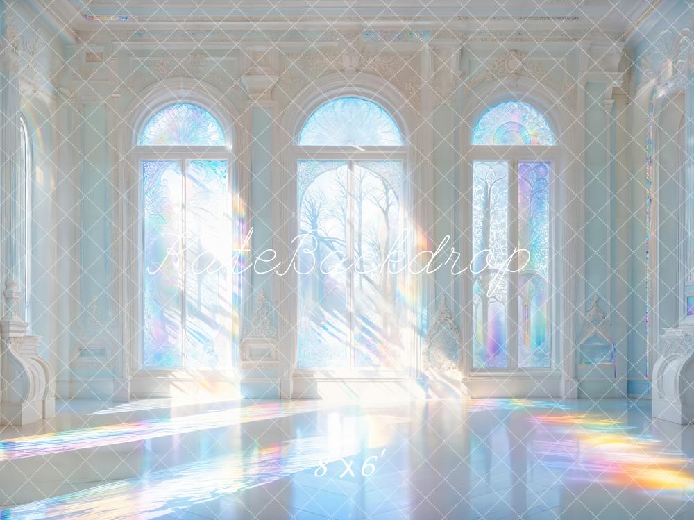 Kate Iridescent Castle Windows Light Rays Backdrop Designed by Chain Photography