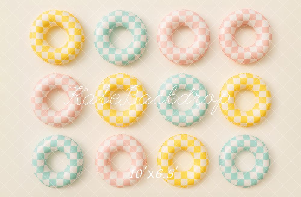 Anillo Flotante de Verano a Cuadros Backdrop Designed by Ashley Paul