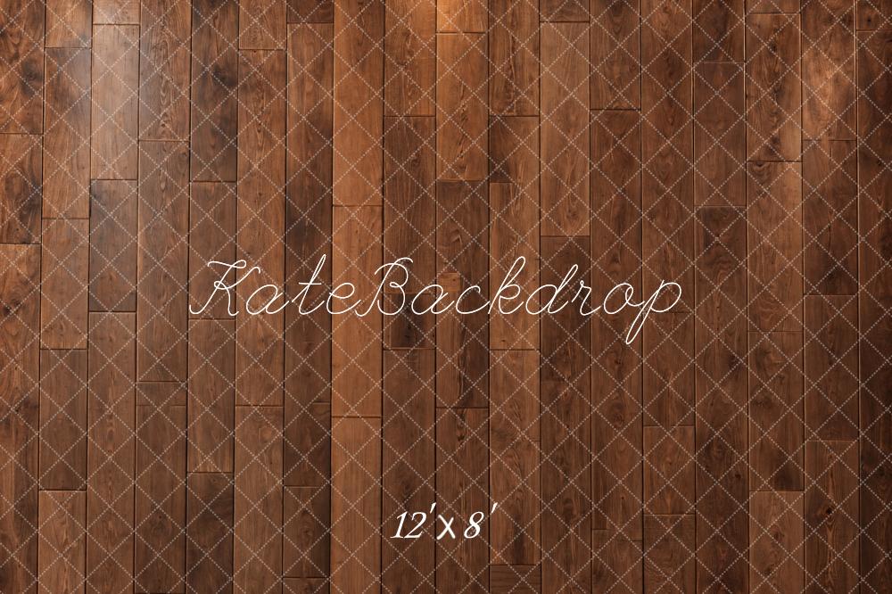 Kate Brown Rustic Wood Wall Diamond Pattern Printed Backdrop Designed by Kate Image