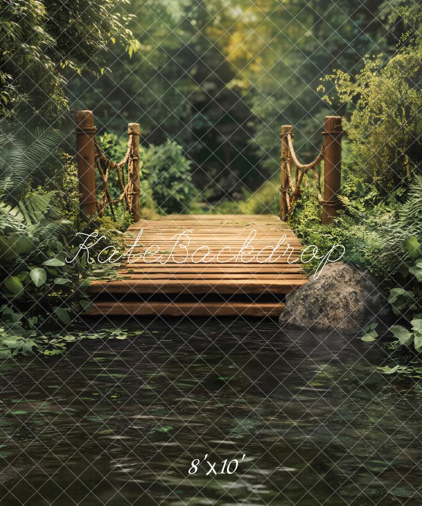 Kate Forest Bridge Lake Backdrop Designed by Emetselch