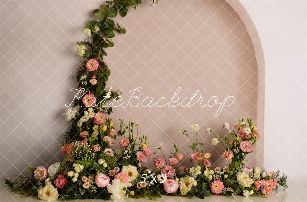 Fondo Elegante Arco de Flores Diseñado por Mandy Ringe Photography