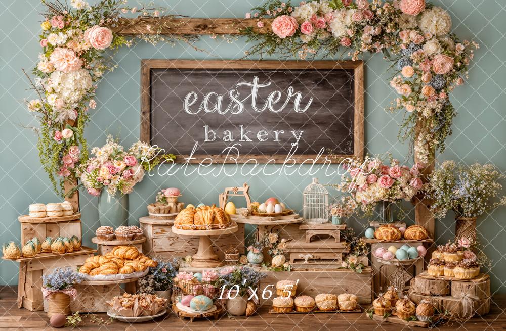 Kate Easter Bakery Flower Arch Pastries Eggs Backdrop Designed by Emetselch