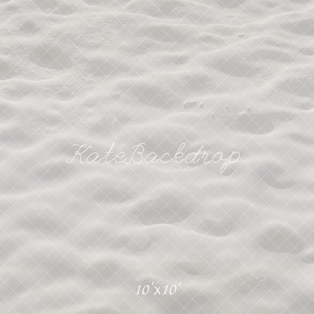 Kate Winter White Snow Floor Printed Backdrop Designed by Kate Image
