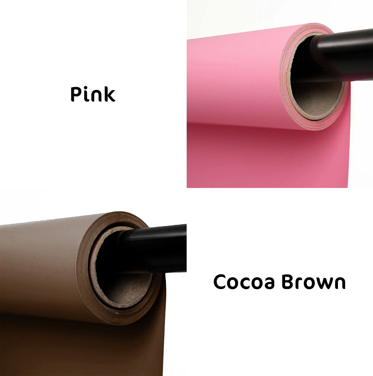 Kate Seamless Paper Backdrop Set (53"x33' & 53"x33') (US 2-5 Day Delivery)