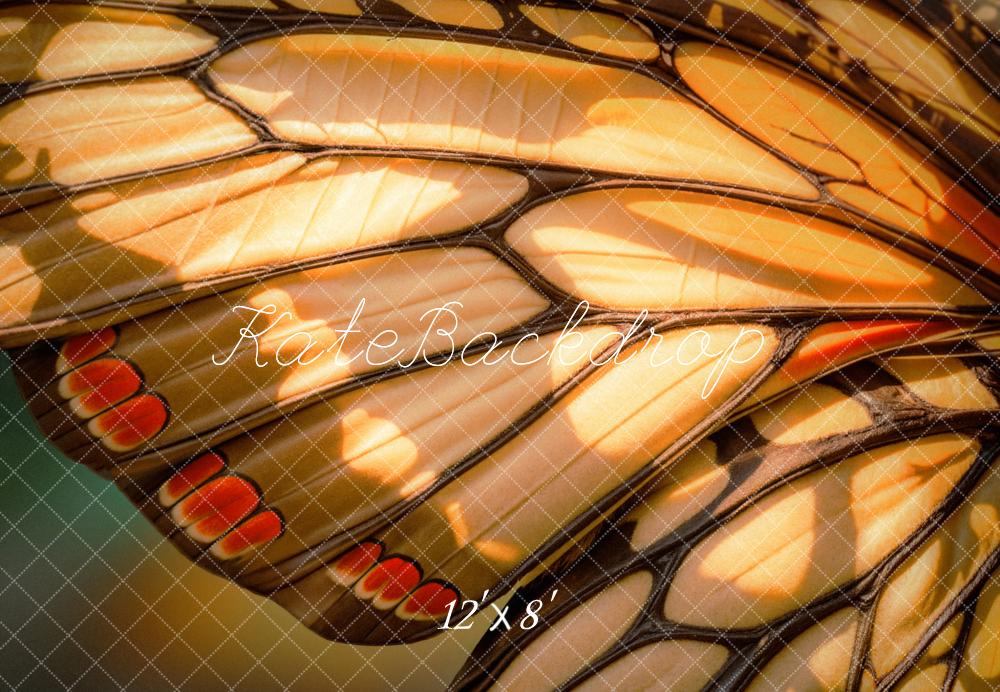 Fondo en primer plano de alas de mariposa diseñado por Emetselch