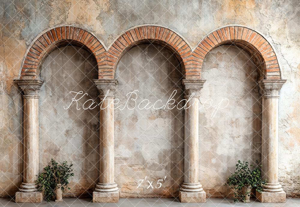 Fondo de columnas arqueadas vintage diseñado por Emetselch