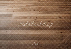 Kate Brown Wood Plank Floor Printed Backdrop Designed by Kate Image