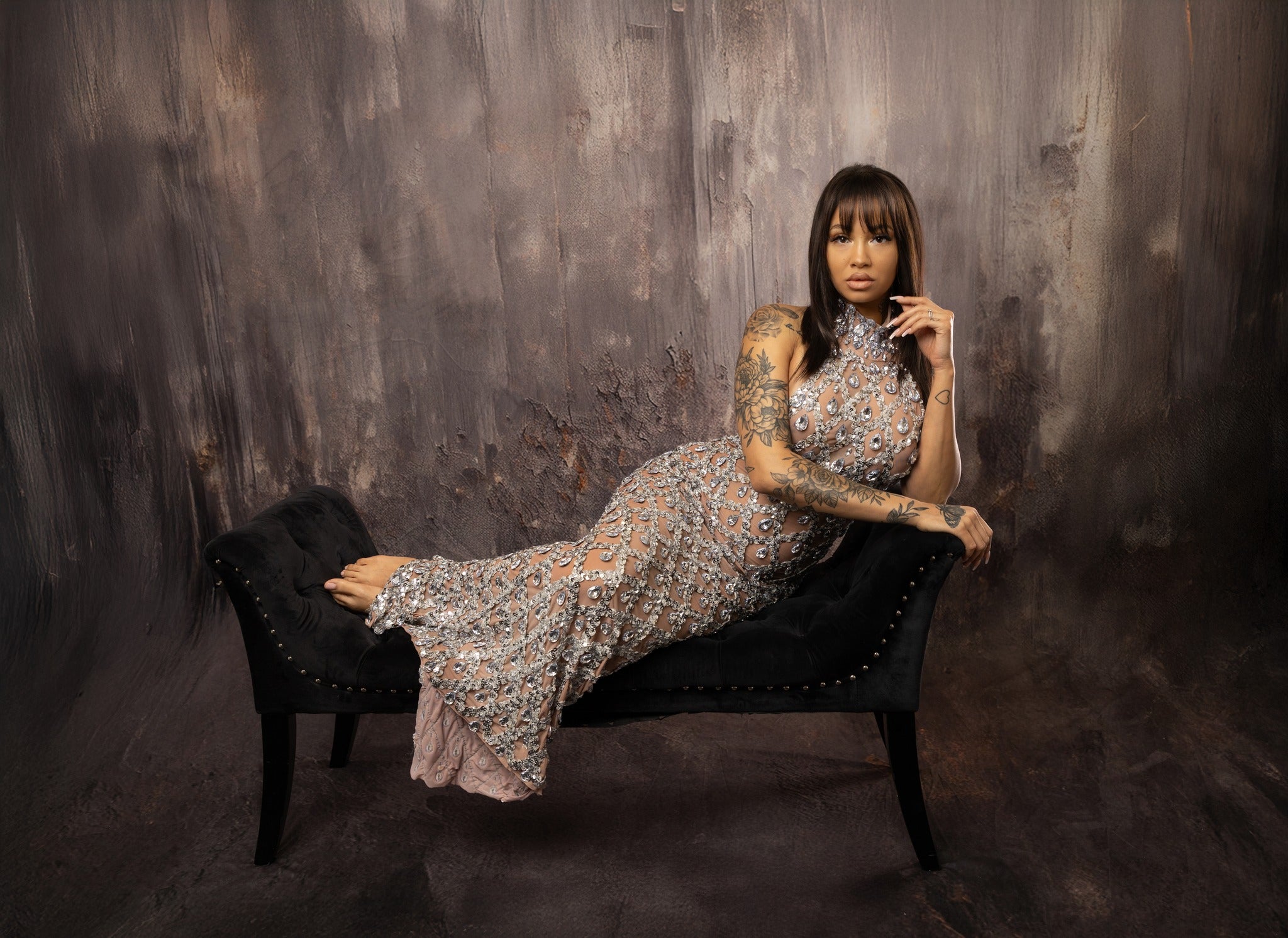 Fondo Abstracto Vintage Textura Gris Marrón Diseñado por Mandy Ringe Photography