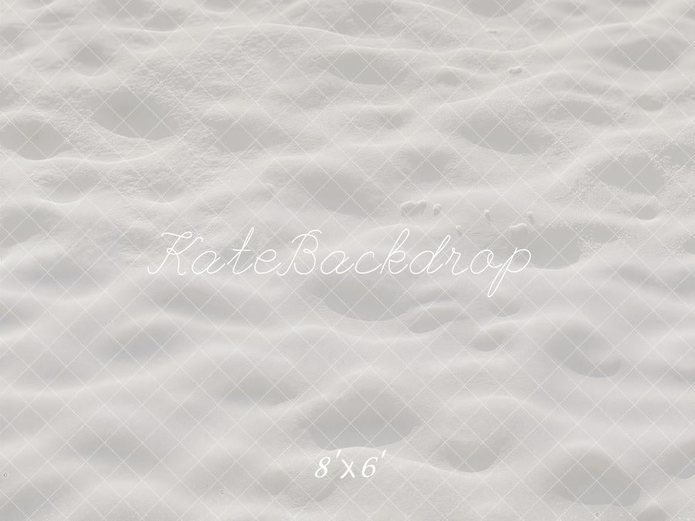 Kate Winter White Snow Floor Printed Backdrop Designed by Kate Image