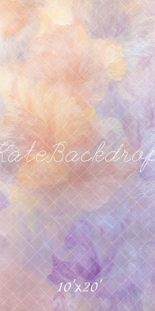 Kate Pastel Floral Abstract Backdrop Designed by Emetselch