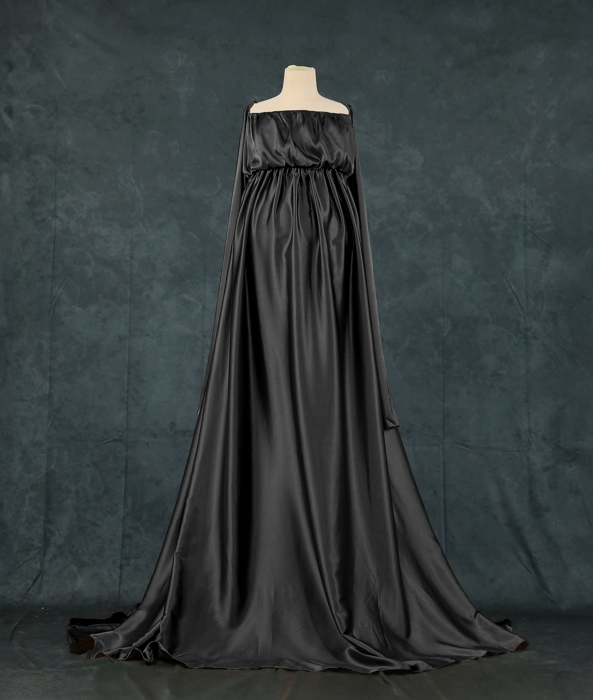 Kate Simulated Silk Trailing Custom Maternity Photoshoot Gowns