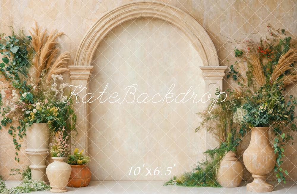 Kate Boho Elegant Arch Greenery Backdrop Designed by Emetselch
