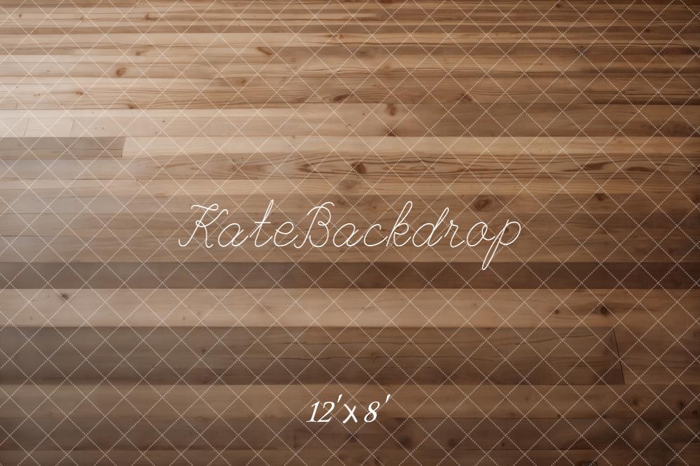Kate Brown Wood Plank Floor Printed Backdrop Designed by Kate Image