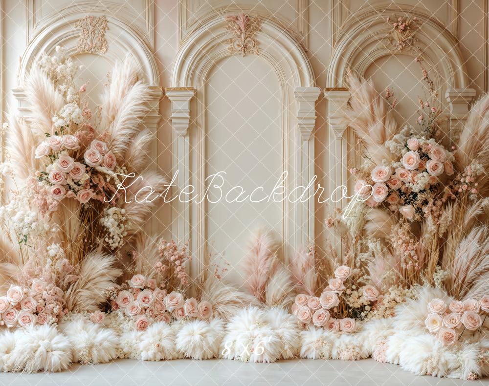 Kate Boho Floral Arch Wedding Retro Backdrop Designed by Emetselch