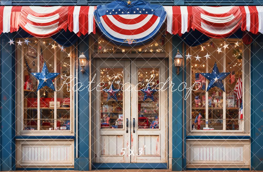 Onafhankelijksdag Winkelfront Sterren Foto Achtergrond Designed by Emetselch