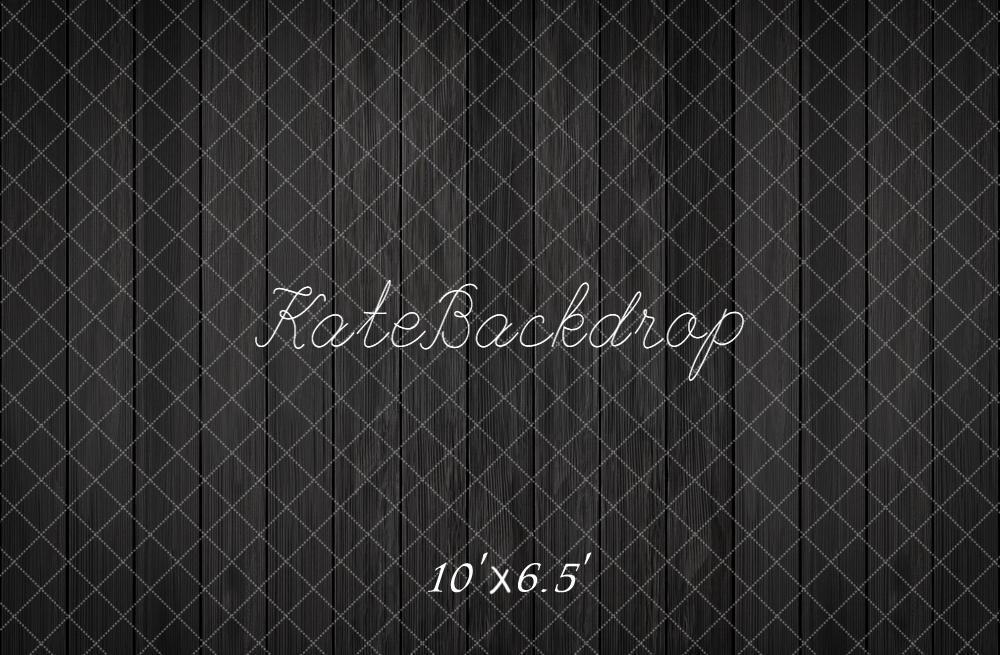 Kate Black Wood Panel Floor Backdrop Designed by Kate Image