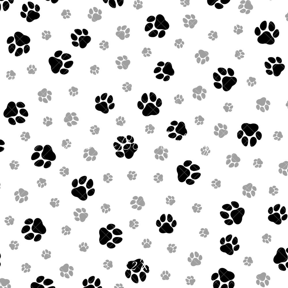 Witte Zwarte Pootafdruk Foto Achtergrond Designed by Mandy Ringe Photography