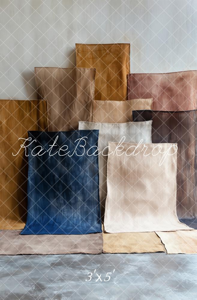 Kate Abstract Texture Color Blocks Backdrop Designed by Emetselch
