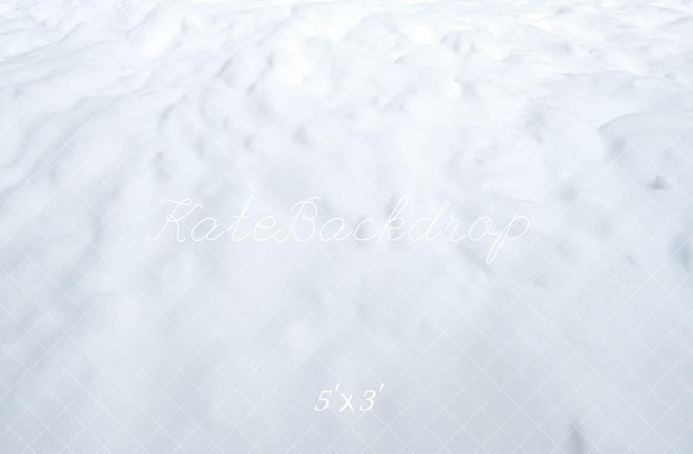 Kate Winter Snowy White Floor Backdrop Designed by Emetselch