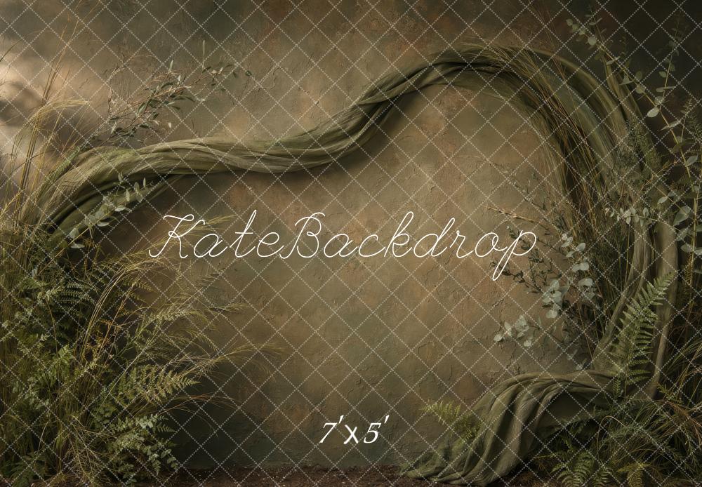 Kate Forest Botanical Arch Green Printed Backdrop Designed by Shutter Swan Studios