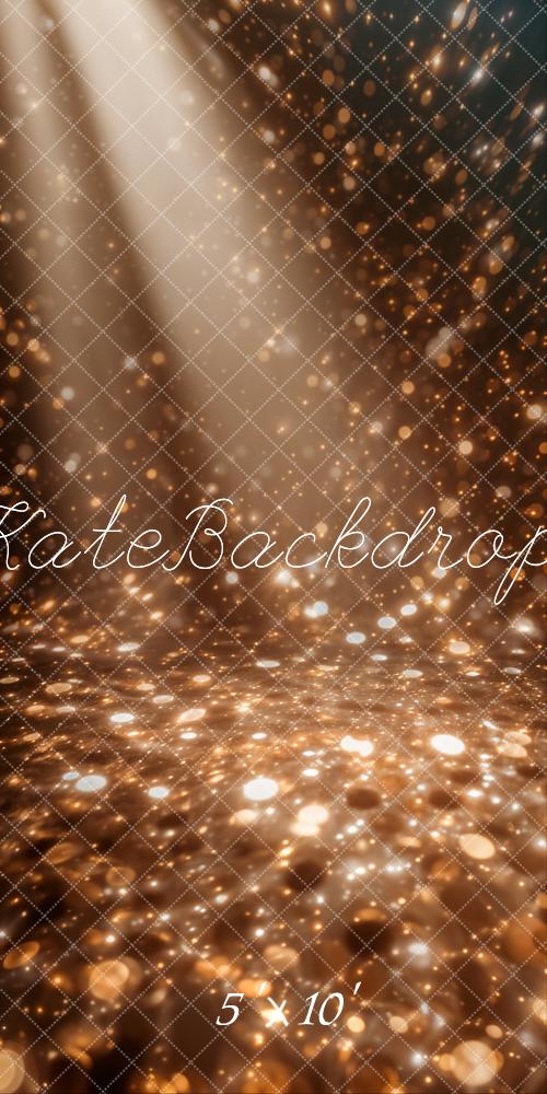 Kate Sweep Fashion Golden Bokeh Light Backdrop Designed by Emetselch