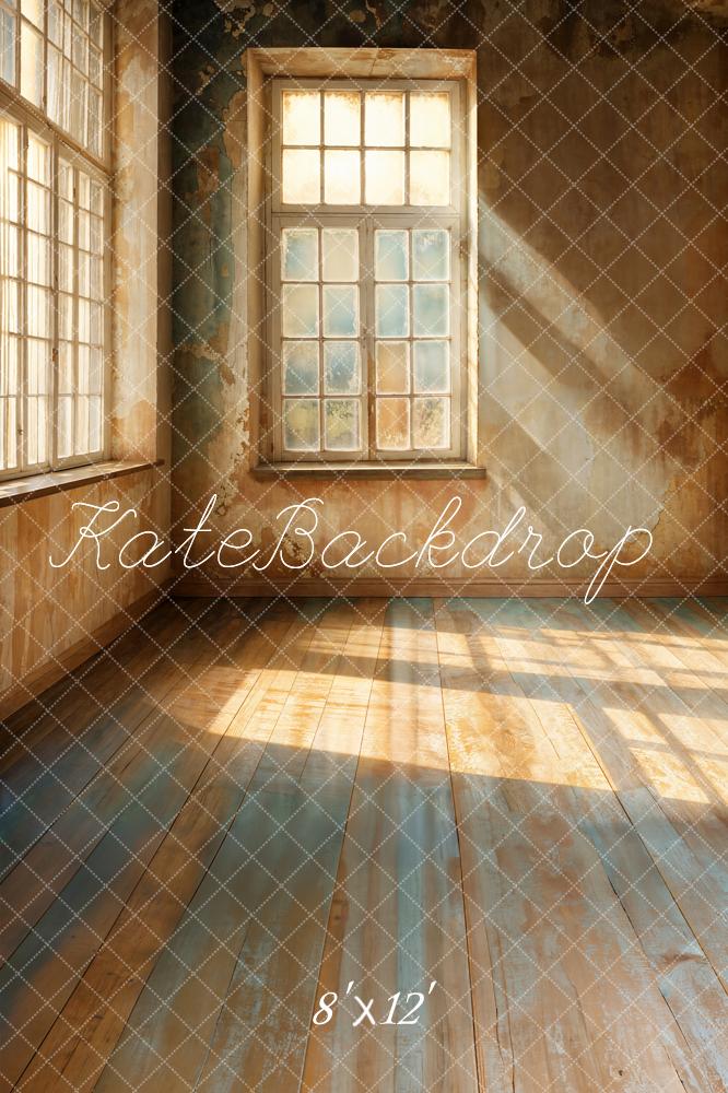 Kate Vintage Window Sunlit Room Fashion Backdrop Designed by Emetselch