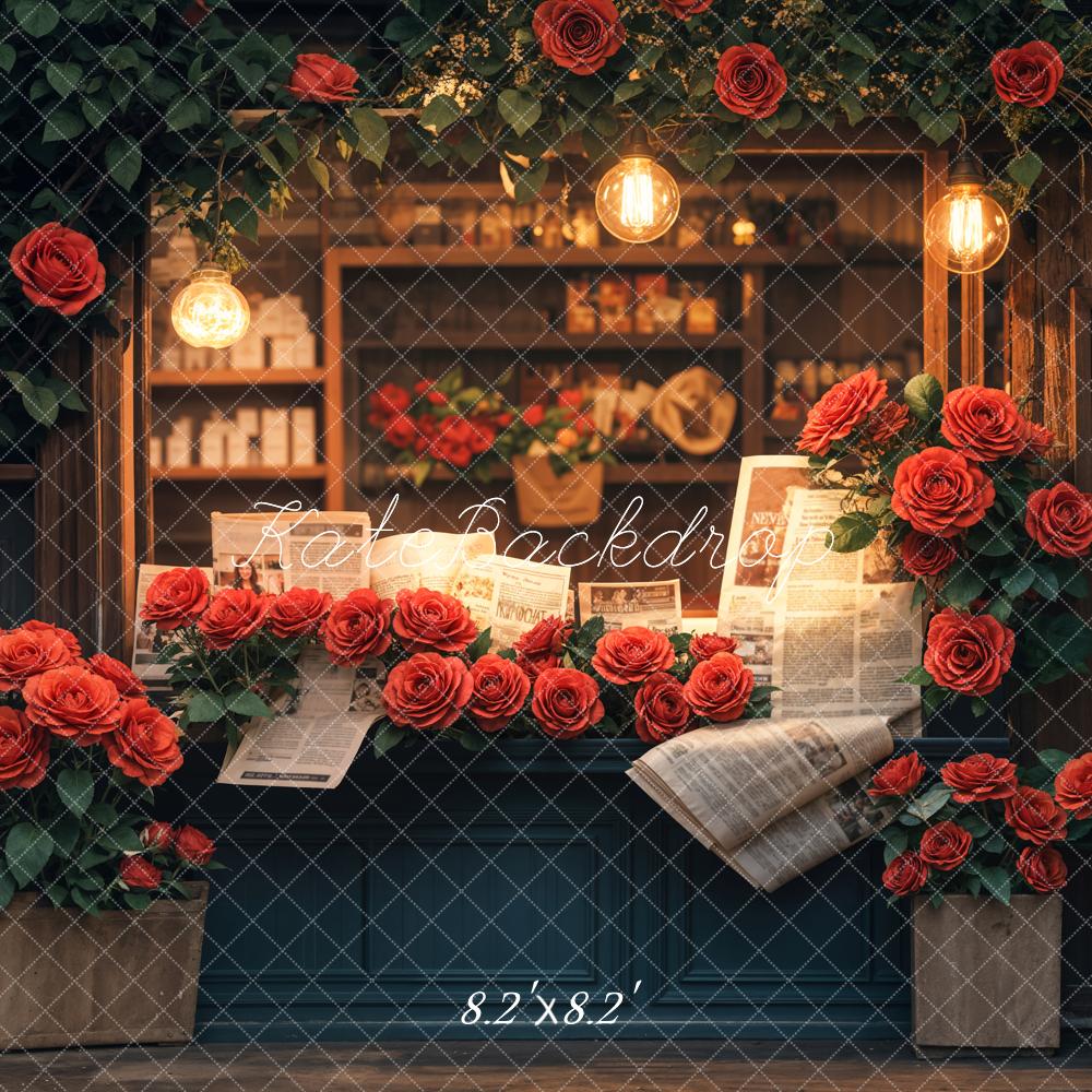 Fondo de Quiosco de Vintage Rose Diseñado por Emetselch