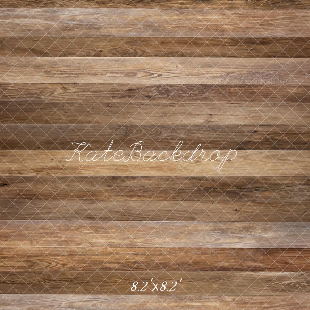Kate Brown Wood Plank Floor Backdrop Designed by Kate Image