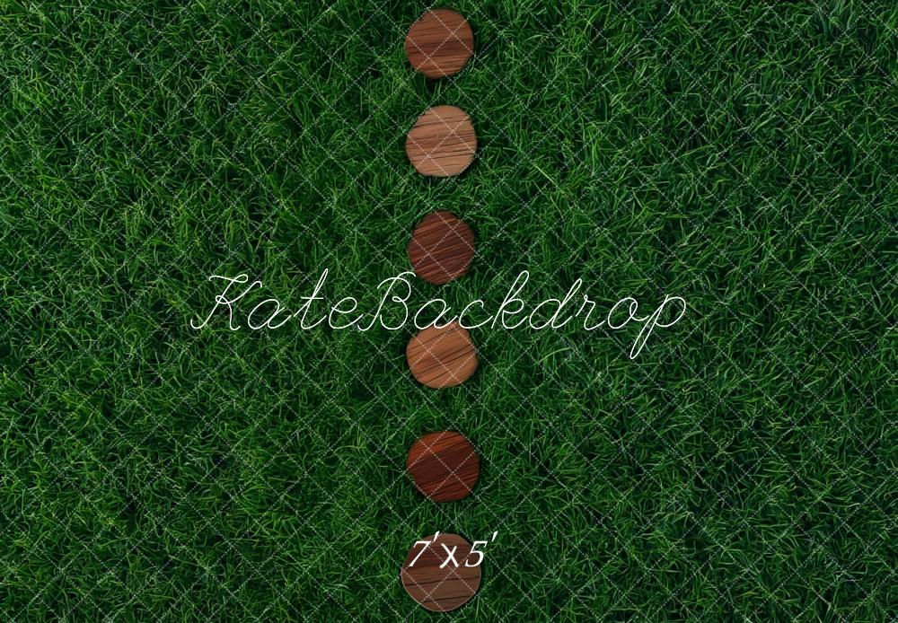 Sfondo in Legno di Erba Primaverile progettato da Mini MakeBelieve