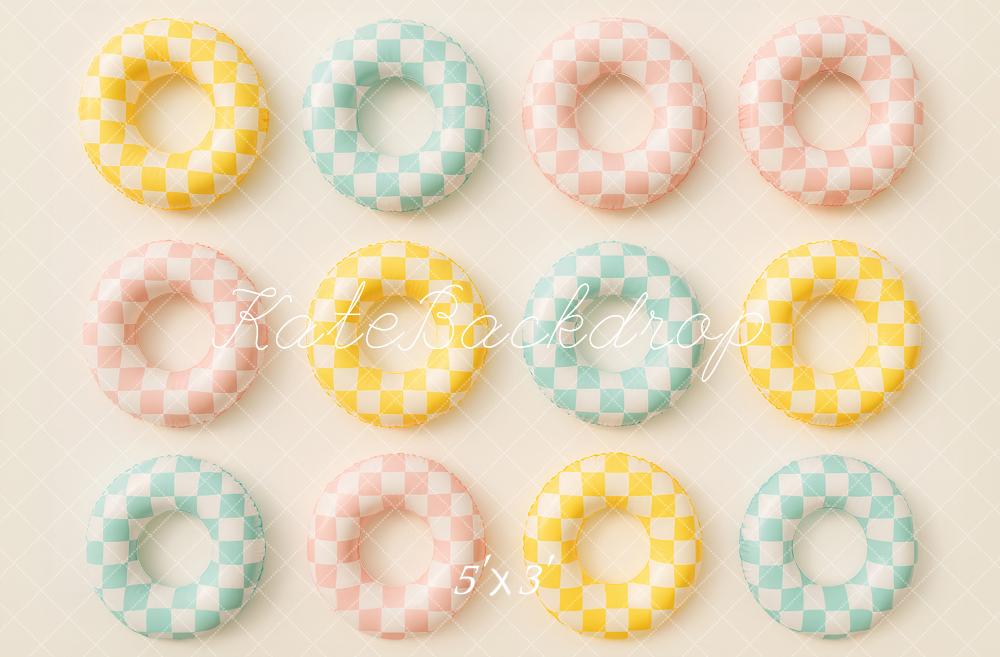 Anillo Flotante de Verano a Cuadros Backdrop Designed by Ashley Paul