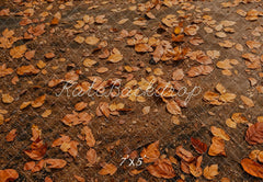 Fondo de Suelo de Otoño con Hojas Caídas Diseñado por Emetselch