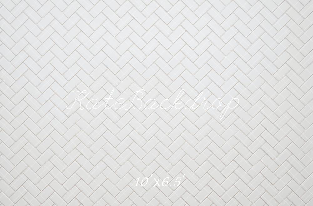 Kate White Herringbone Floor Backdrop Designed by Mini MakeBelieve