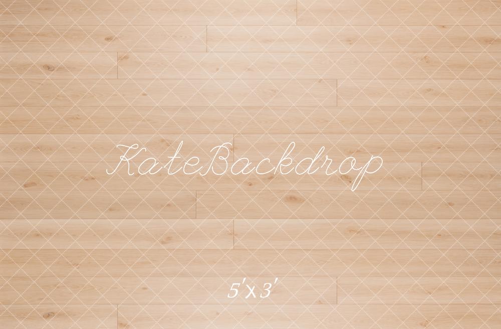 Kate Light Wood Plank Floor Printed Backdrop Printed Backdrop Designed by Kate Image